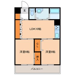 レジデンス東本町の物件間取画像